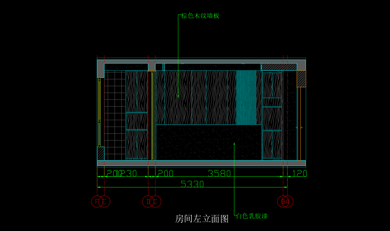 CAD 施工图输出示例
